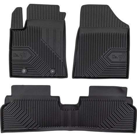 Tapis de Sol de Voiture pour Hyundai Kona Electric II 2023-2025 TPE Noir 3Pcs (1/5)