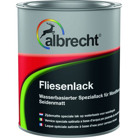 Albrecht Fliesenlack 750 ml lichtgrau seidenmatt Fliesenlack
