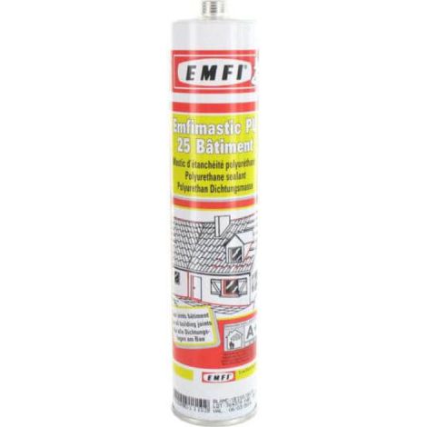 poliuretano bianco sigillante EMFI 25 PU edificio 310ml (1/2)