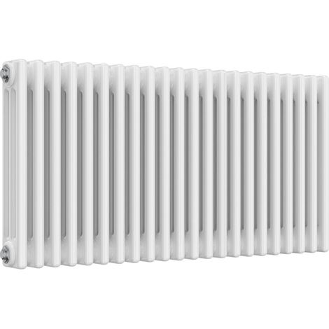 Reina Colona 3 Column Horizontal Radiator 600mm H x 1010mm W - White (1/5)