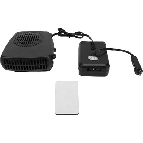 Chauffage alimenté par batterie adapté pour Makita BL1850 200W 2 vitesses dégivreur de voiture silencieux désembueur avec deux Ports USB (1/5)