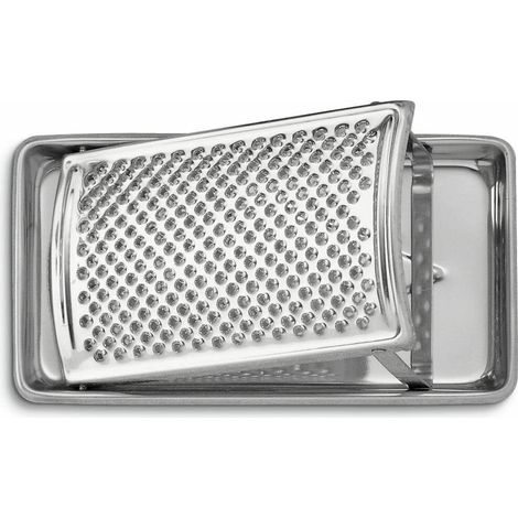 Grattugia inox con raccoglitore Ausonia