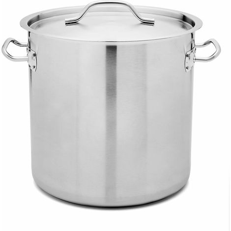 Gastronomischer Topf 36,5 l mit/mit Satin-Finish 36 x 36 cm
