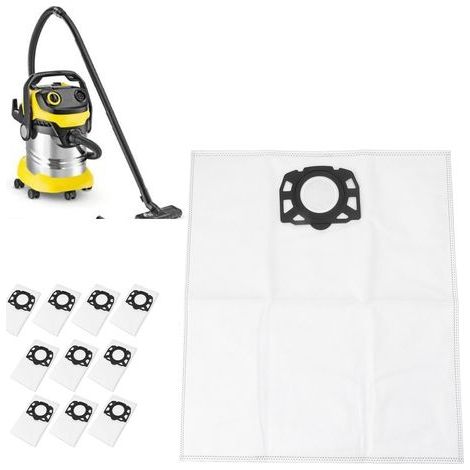 Compatible avec les accessoires pour aspirateurs Karcher MV4/MV5/MV6/WD4/WD5/WD6 : sacs à poussière, sacs poubelle et sacs non tissés. (1/5)