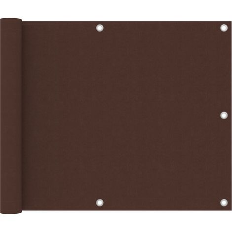 Balcony Screen Brown 75x300 cm Oxford Fabric vidaXL