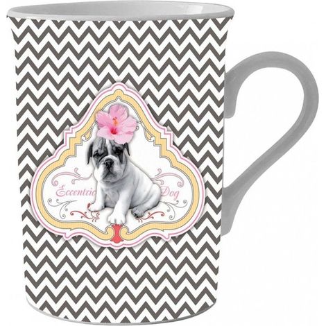 Tasse en céramique Hibiscus Eccentric Dog