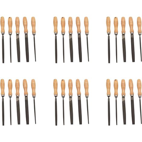 en Acier à Haute Teneur en avec La Manche en Bois à Râpe pour Bois, Métal, Plastique, 30 Pièces (en Acier) (1/5)