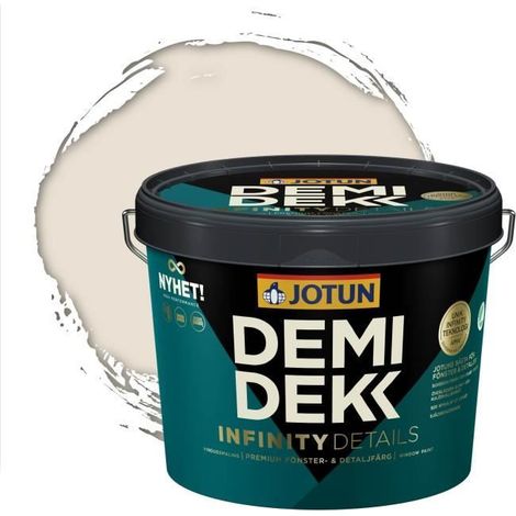 Peinture Bois - DEMIDEKK INFINITY DETAILS - Lasure Opaque Satinée - RAL 9001 - 3L (1/2)