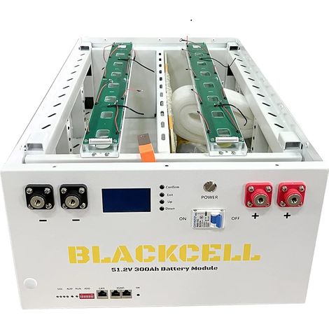 Boîte de stockage de batterie, construction en métal, compatible avec les batteries Lifepo4 16s, 1pcs Boîte de batterie (1/2)