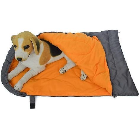 Sac de couchage imperméable et chaud pour chien, lit pour animaux de compagnie, tapis de niche (1/5)