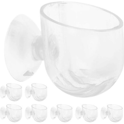 Set mit 8 Acryl-Aquarienpflanzenhaltern – 4,00 x 3,60 x 3,60 cm (1/2)