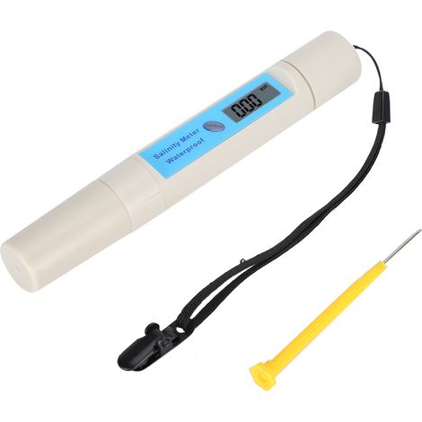 Testeur de Salinité Numérique Étanche SA‑3287 Mesure TDS/EC/CF pour Eau de Mer (1/5)