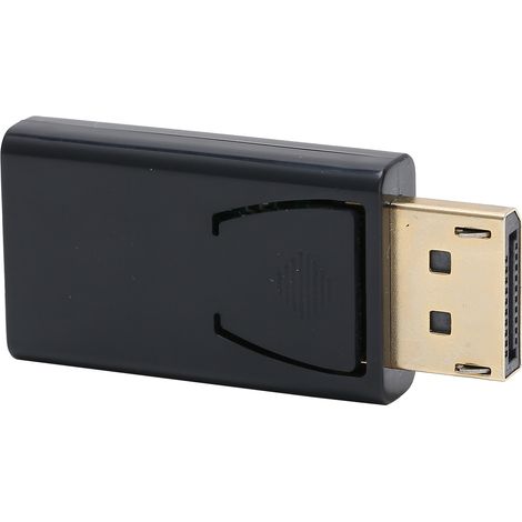 Adaptateur DisplayPort Mâle vers HDMI Femelle 4K 60Hz HDR Compatible Doré Noir (1/5)