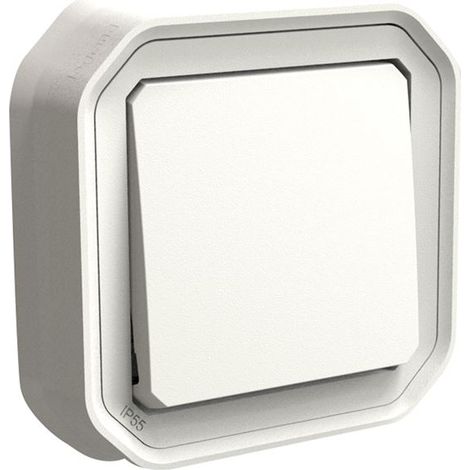 Interrupteur Vv Plexo Blanc étanchéité Et Robustesse Pour Extérieur/humidité - Legrand (1/5)