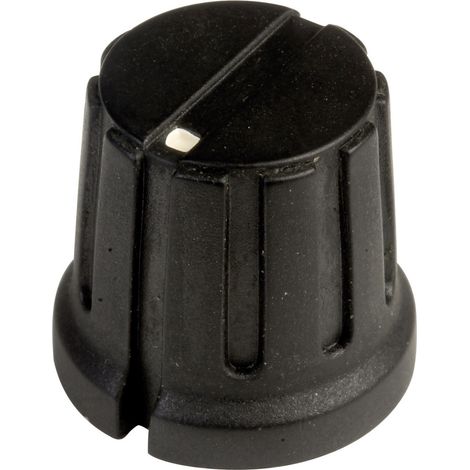 SCI PN-38D (6.4mm) PN-38D (6.4mm) Drehknopf mit Zeiger Schwarz (Ø x H) 15.5 mm x 14.2 mm 1 St.