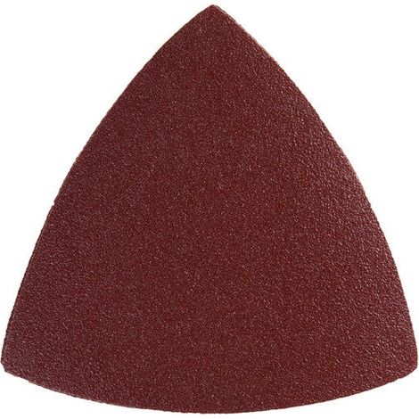 CENTRALE BRICO Lot de 10 patins abrasifs, 93 mm, grains 40