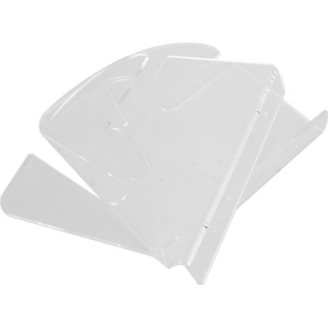 Pair Acrylic Wall Mount Skateboard Hanger, Transparent for Storage and Display of Snowboards, Skateboards, and More (1/5)