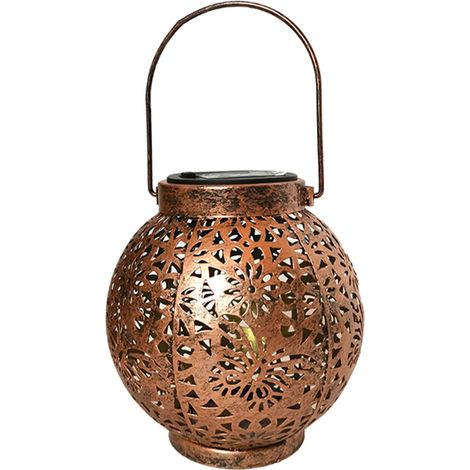 Lampada di proiezione sferica per patio e giardino, farfalla, libellula, colibrì in metallo (25 cm) (1/5)