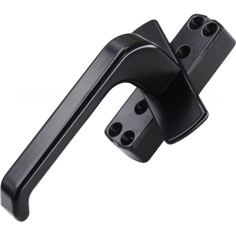 Poignée de Fenêtre Coulissante en Plastique Noir, Lot de 2 Pièces (1/5)