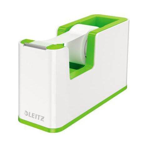 Leitz Tischabroller WOW 53641054 bis 19mmx33m PS ws/gn +Klebeband (1/2)