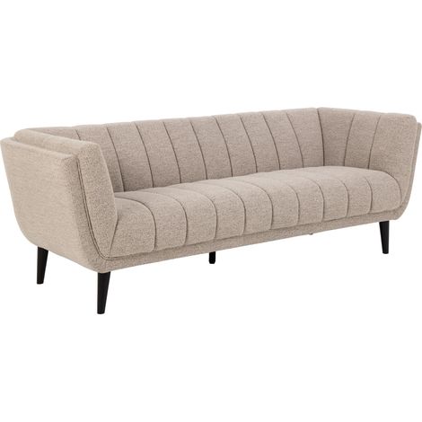 Sofá Norsica 792 , 218x87x77cm, Tapiz, Patas: Madera