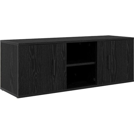 Maison Exclusive - Meuble TV Chêne noir 100 x 31,5 x 35 cm Bois d'ingénierie