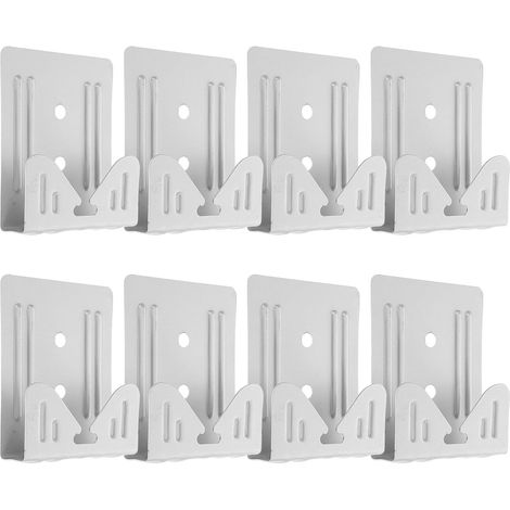 Lot de 10 Crochets Robustes pour Cadres Photo et Miroirs, Supports de Fixation Polyvalents en Métal, Kit Suspendre pour Tableau Mural, Adaptés pour Salon, Salle de Bain et Chambre (1/5)