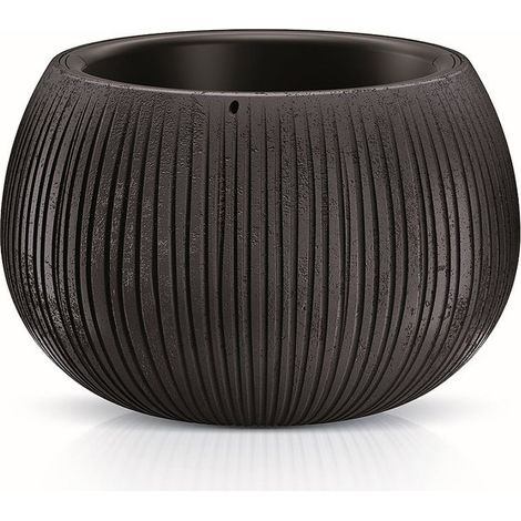 Maceta Beton Bowl DKB290 con inserto Hormig贸n negro (1/4)