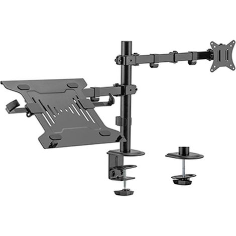 Gembird Supporto da Tavolo Regolabile Nero Ergonomico (1/3)