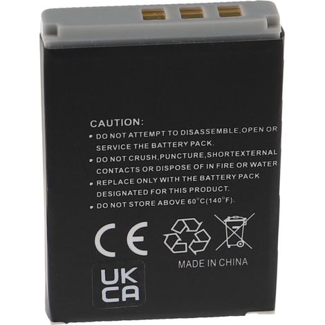 EXTENSILO 3x Akku kompatibel mit Traveler Slimline X6, X5 Kamera (800 mAh, 3,7 V, Li-Ion) (1/4)