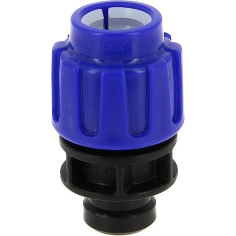 Raccord polypropylène compression 10bar Femelle 1/2 PE Ø25