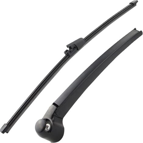 Lntyq Bras D'Essuie-Glace De Fenêtre Arrière Noir avec Lame, Balais Bras l'Essuie-Glace à l'Arrière Compatible pour Golf 5 Mk4 Mk5 2003-2008 (1/5)