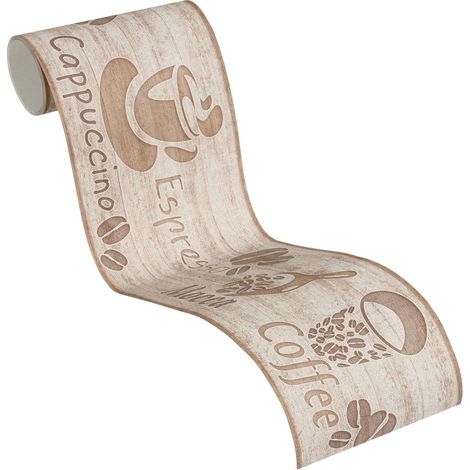 A.S. Creation Only Borders 10 368611 Papiertapete Holzoptik 0.13 m x 5 m Beige (1/2)