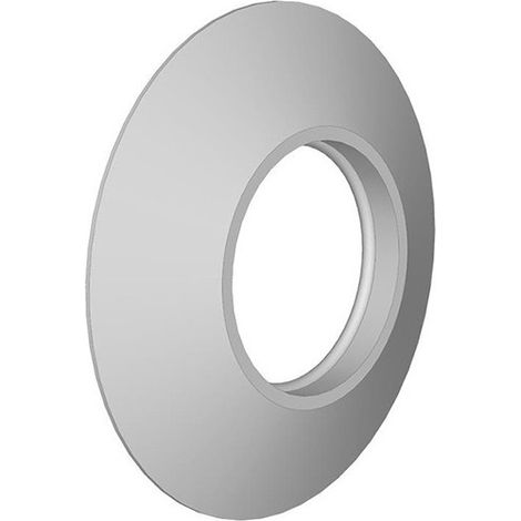 Plafón embellecedor blanco de silicona 100mm