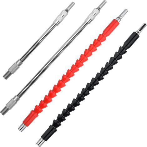 Lot de 4 rallonges flexibles de foret pour perceuse électrique (1/5)