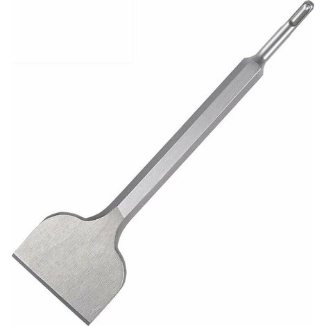 [JAMAIS UTILISÉ]Burin plat Φ17x100 x 280 mm - Idéal pour enlever le béton et la maçonnerie - Pointe extra durcie en carré SDS - Utilisation avec un marteau de démolition - Burin de bêche.