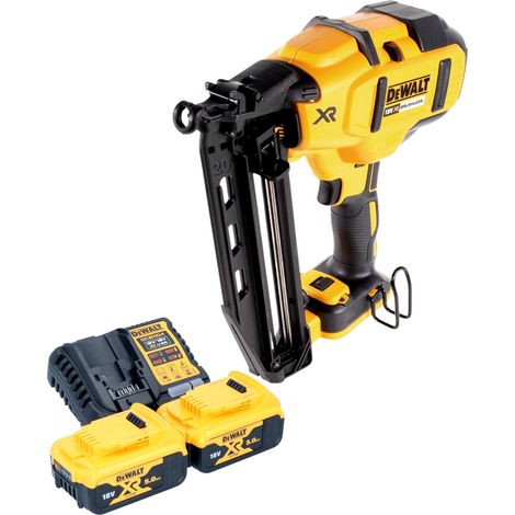 Chiodatrice a batteria DeWalt DCN 660 P2 18V 32 - 63 mm brushless + 2x batteria ricaricabile 5,0 Ah + caricabatterie (1/5)