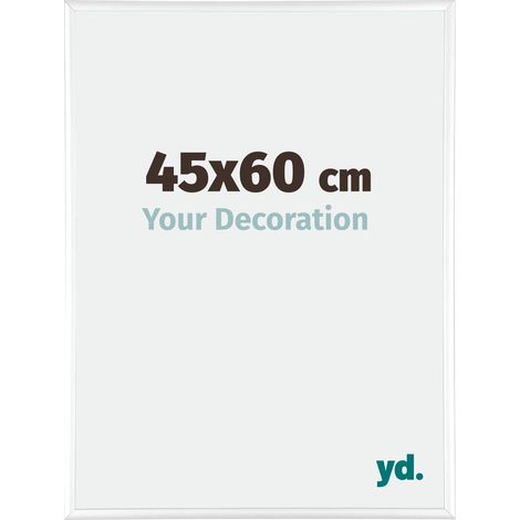 Cadre Puzzle 45x60 cm - Blanc Brillant - Aluminium - Kent. (1/5)