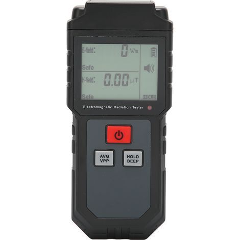 Electromagnetic Radiation Tester 1V/M-1999V/M LCD EMF Meter with Audible Light Alarm for Household Appliances (1/5)