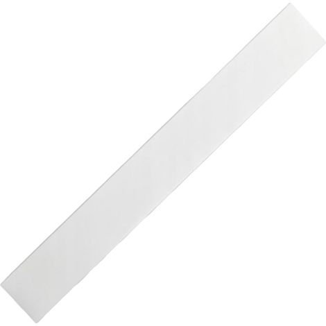 Conduit de ventilation plat, plastique, 204 x 60 mm, blanc, 150 cm (1/5)