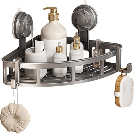 d angle pour douche Étagère à ventouses pour salle de bain (1/5)