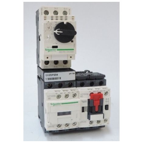 Demarreur combine 2 sens de marche tesys gv2dp 0,4 a 0,63 a SCHNEIDER ELECTRIC GV2DP204BD (1/2)