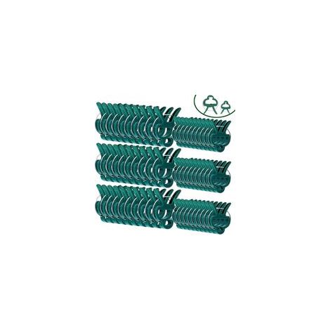 Lot de 60 pinces à plantes réutilisables, 2 tailles (30 grandes + 30 petites) – (1/5)