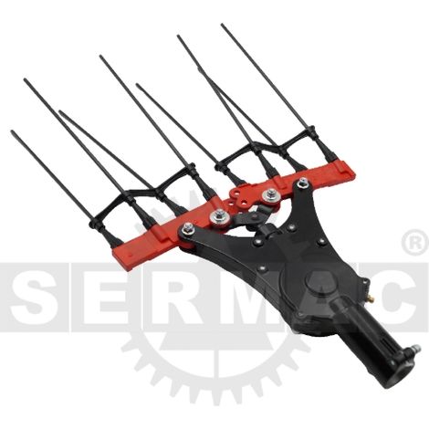 Testa di ricambio abbacchiatore a pettine PRO.TOP attacco quadrato 5,3mm