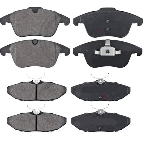 KIT PASTIGLIE FRENO ANTERIORI E POSTERIORI compatibile con JEEP CHEROKEE (KL) / PASTIGLIE FRENANTI AUTO OEM P37019 P37021,P37020 / SOSTITUZIONE DIRETTA / BASSA POLVERE / SILENZIOSO