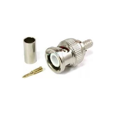 30pcs Bnc Male Crimp Connector For Cctv System Female Coupler Connector Bnc Rg59 (1/5)