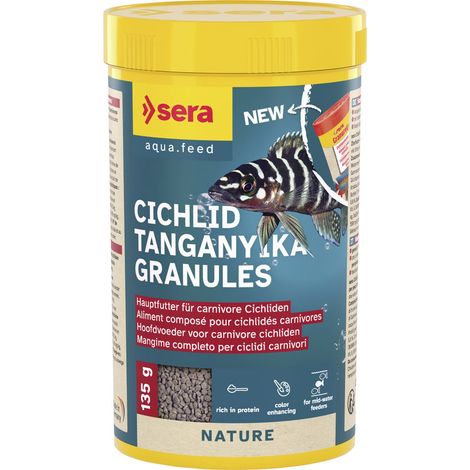 Sera Aquairum Fischfutter Cichlid Tanganyika Granules 250 ml Fischfutter