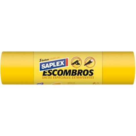 SACO ESCOMBROS 55X80CM. 5 UNIDADES -