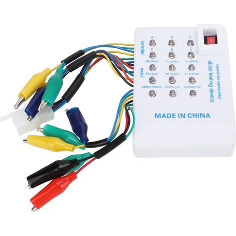 Hall-Effekt-Controller-Tester für bürstenlose Motoren mit 24 V, 36 V, 48 V, 60 V und 72 V, vorgesehen für Elektrofahrräder und -roller. (1/5)