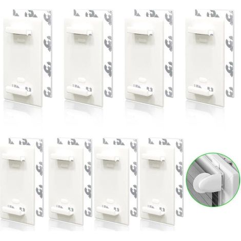 Fixation pour store enrouleur sans perçage – 8 pièces – Adhésif 3M – Plastique haute qualité – Installation rapide en 15 minutes (1/5)